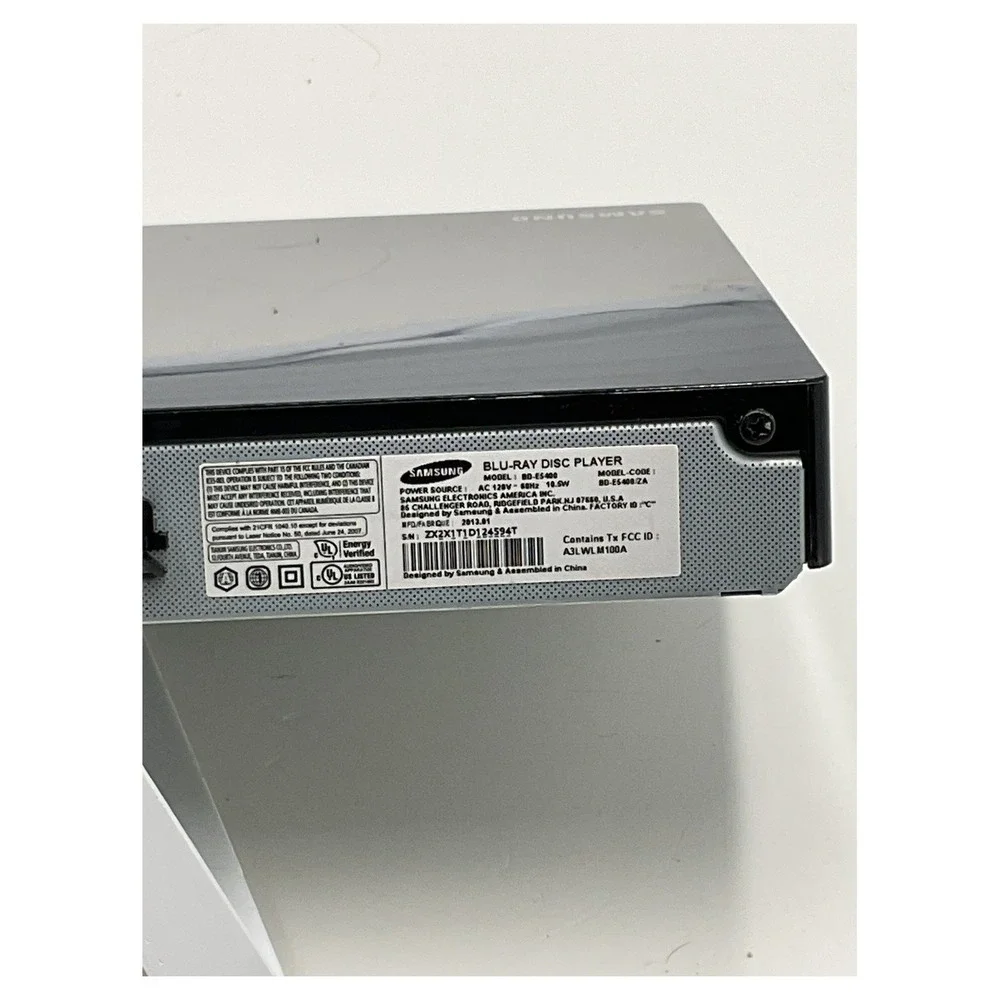 Samsung BD-ES400 Blu-ray Disc Player WiFi‎ 1080p HDMI USB Black